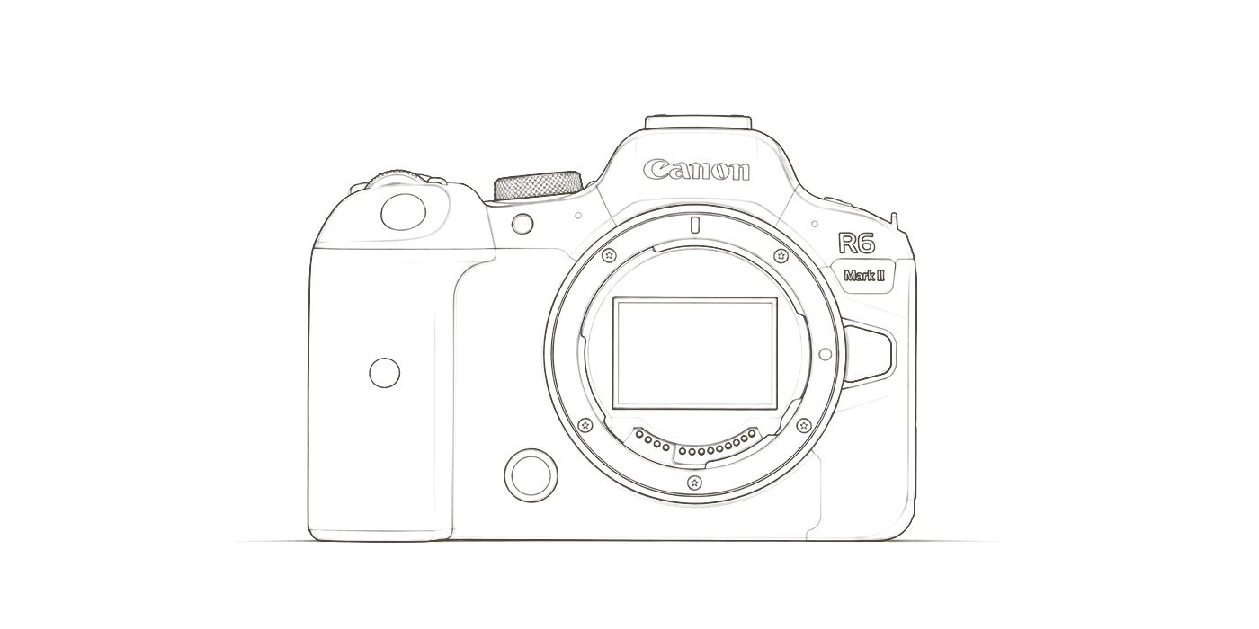 Illustration einer Canon R6 Mark II